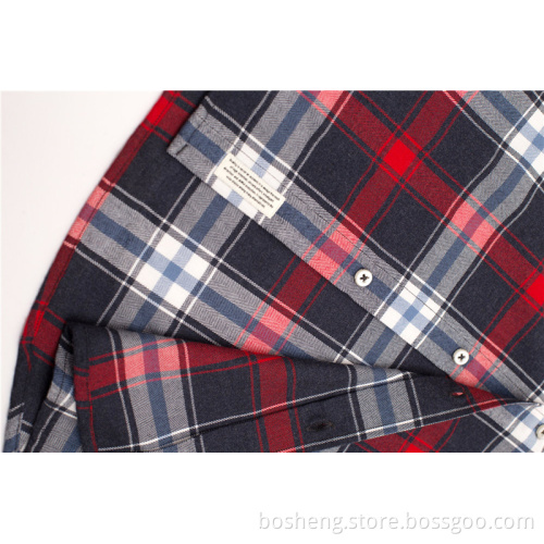 Mens Cotton Long Sleeve Casual Work Shirt